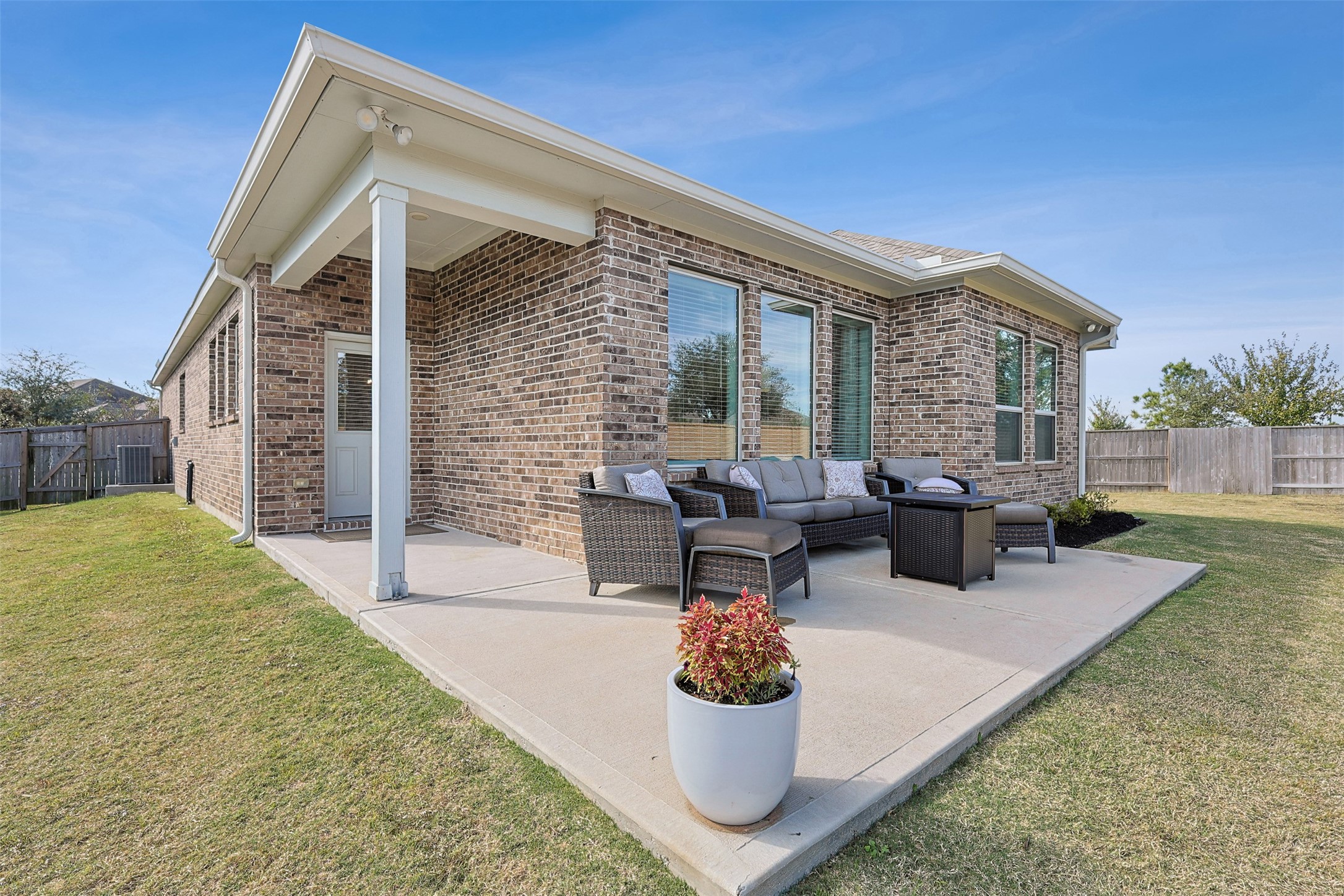 10003 Napier Drive Rosharon, TX 77583 - Photo 18 of 24 Enjoy outdoor gatherings on this expansive, private lot! 13,229 SqFt.