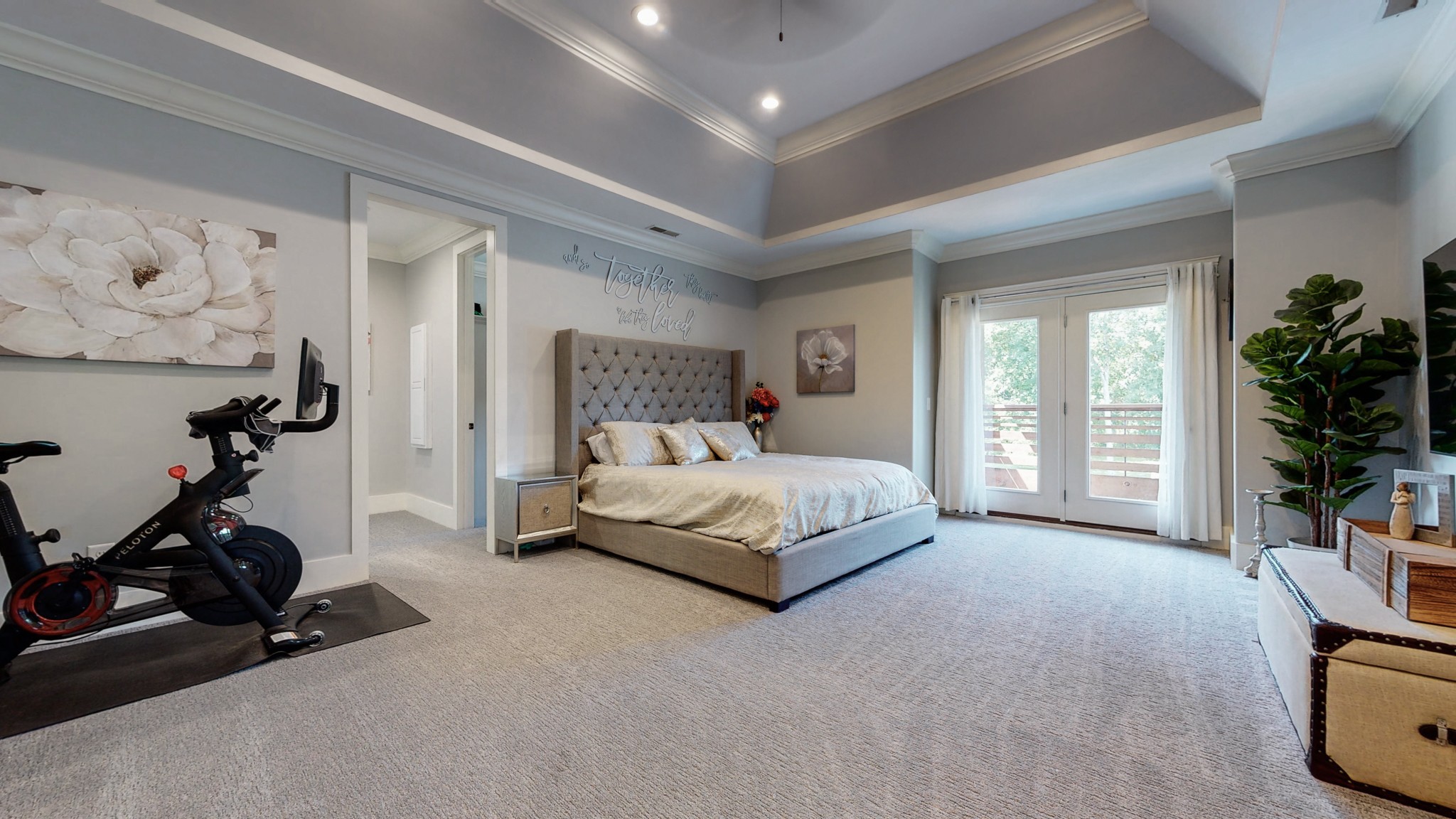 159 Coldstream Road Murfreesboro, TN 37127 - Photo 23 of 34 a bedroom with a bed a couch and potted plant in it