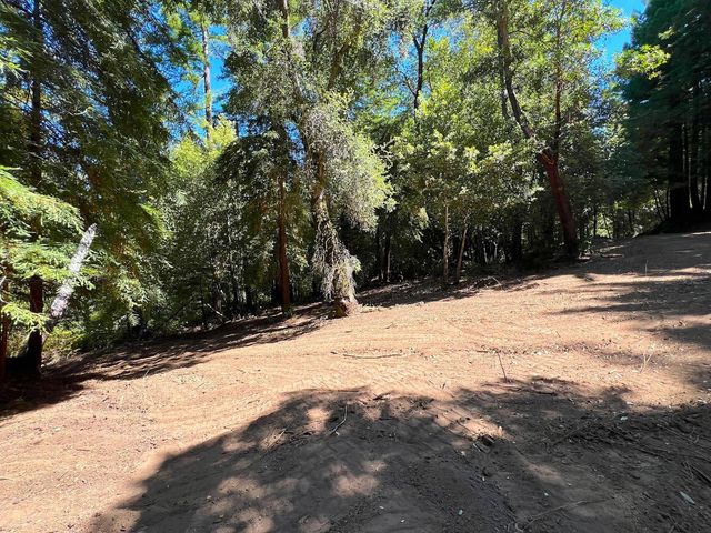 a view of outdoor space with deck and tree