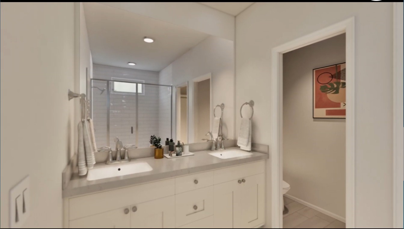 2131 Mosaic Vly Court Angleton, TX 77515 - Photo 22 of 29 a bathroom with a sink and a mirror