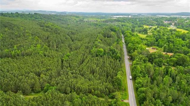 a view of a yard with an outdoor space