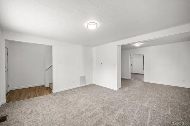 a view of an empty room