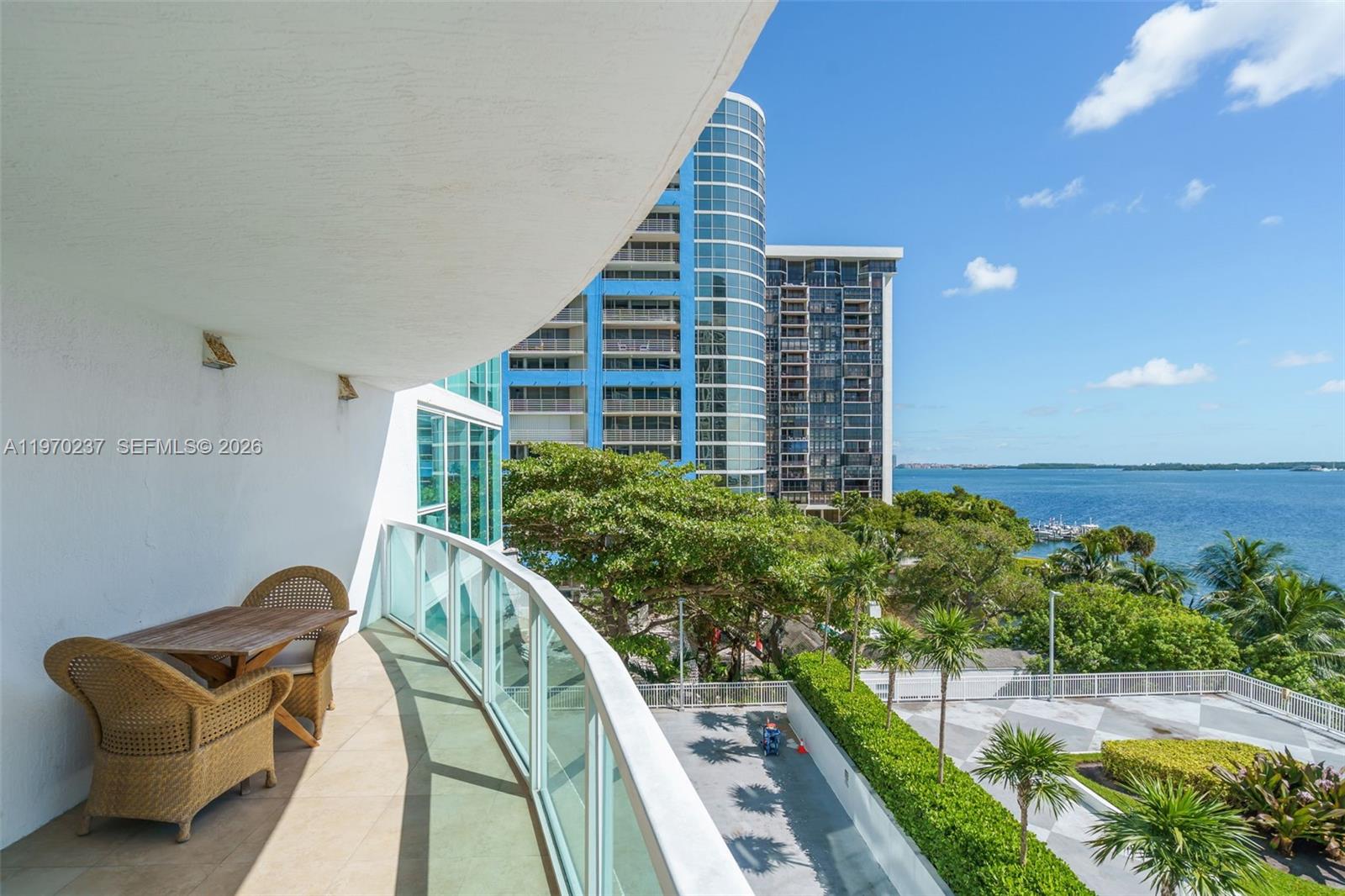 2101 Brickell Avenue, Unit 306 Miami, FL 33129 - Photo 2 of 49 a view of balcony with furniture