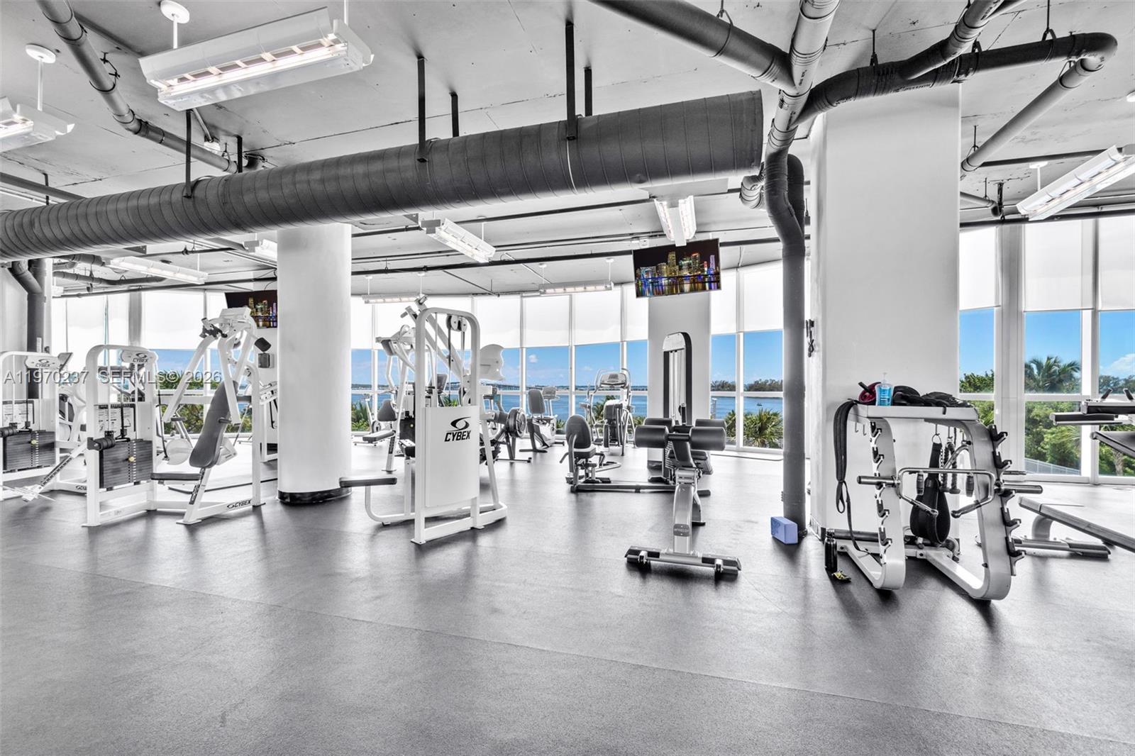 2101 Brickell Avenue, Unit 306 Miami, FL 33129 - Photo 38 of 49 a view of a room with gym equipment