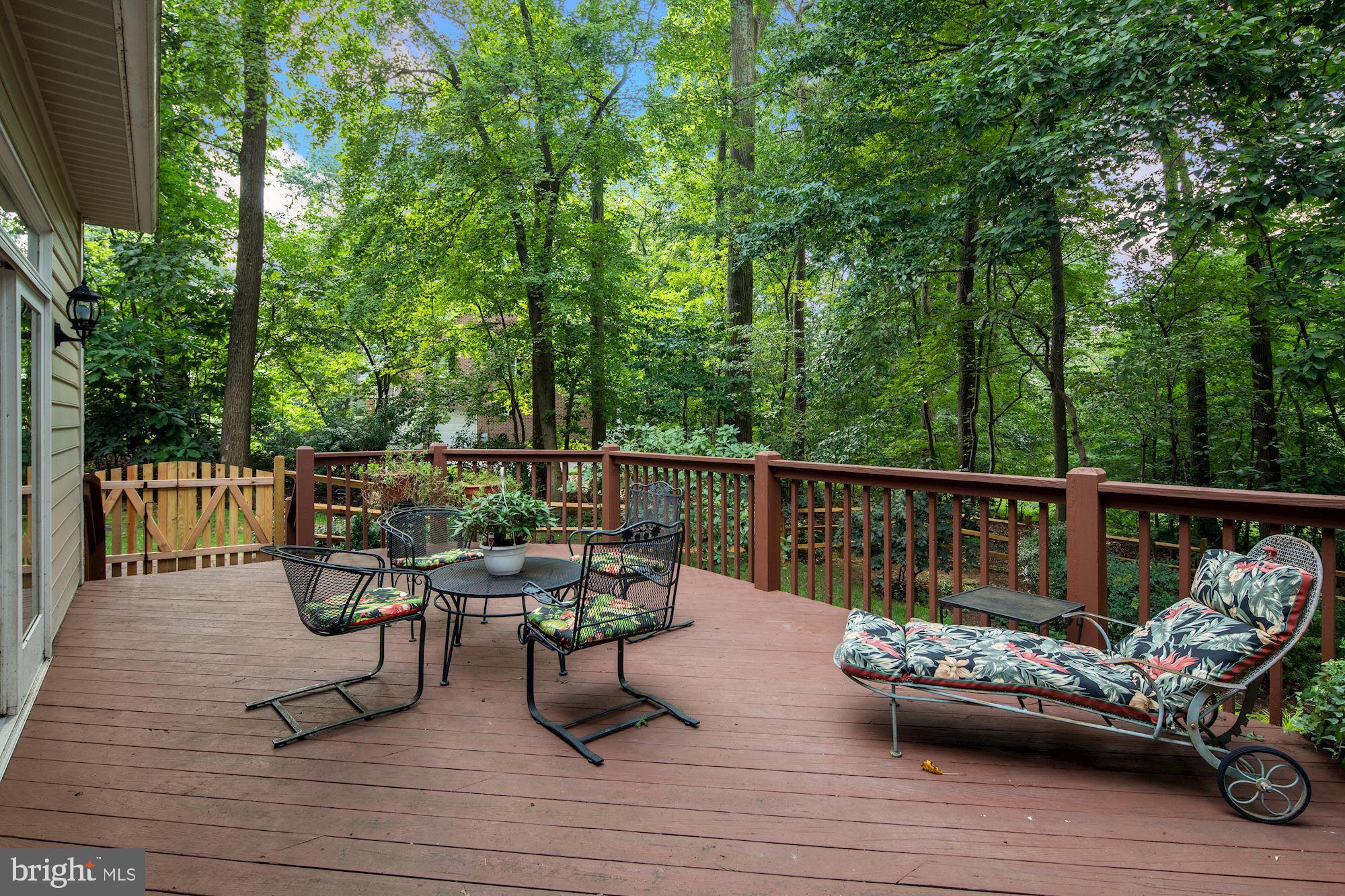 14410 Katie Road Phoenix, MD 21131 - Photo 46 of 50 Spacious Deck overlooks fenced yard