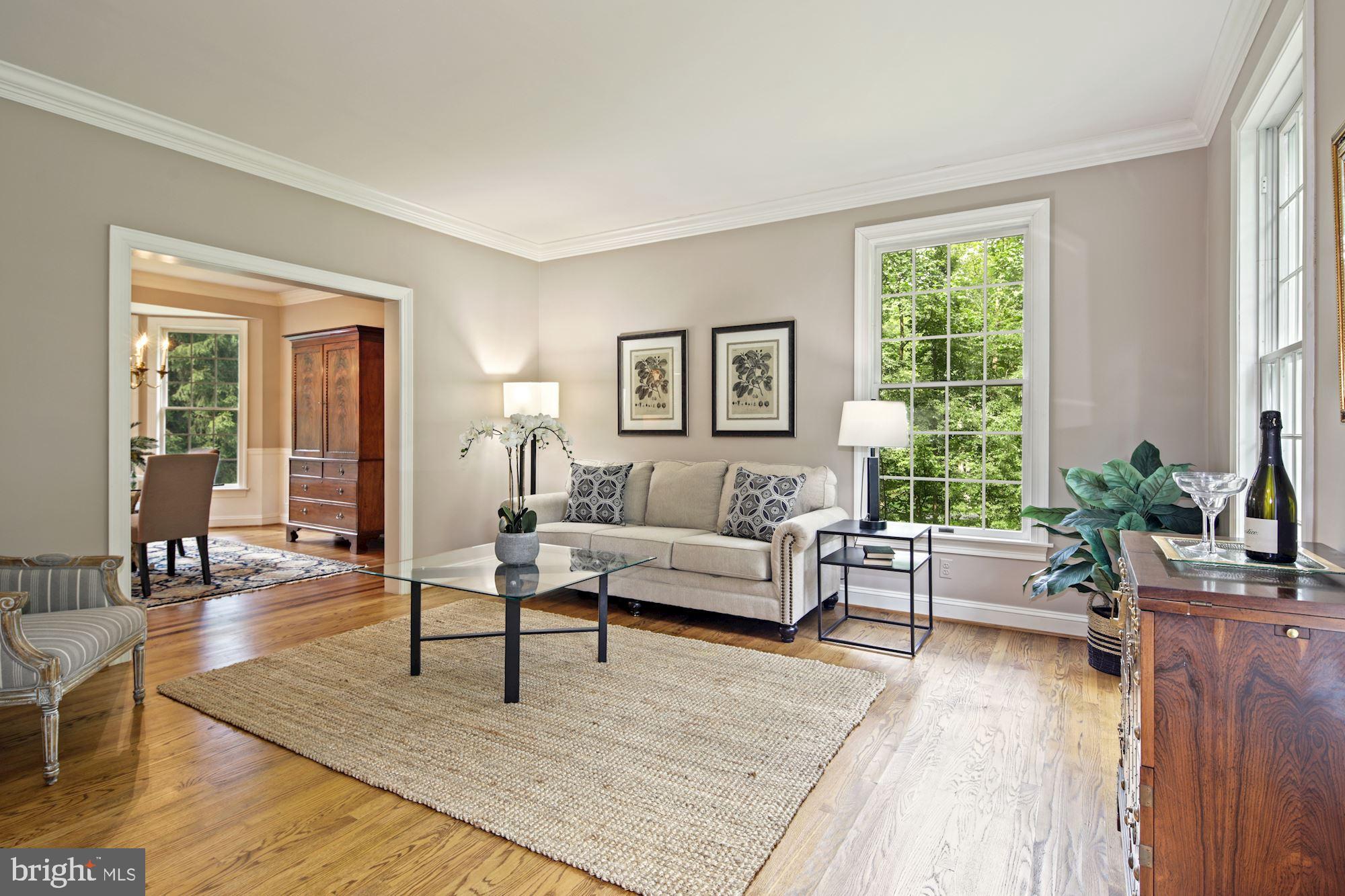 14410 Katie Road Phoenix, MD 21131 - Photo 7 of 50 Formal Living Room w/Beautiful Light & Moldings