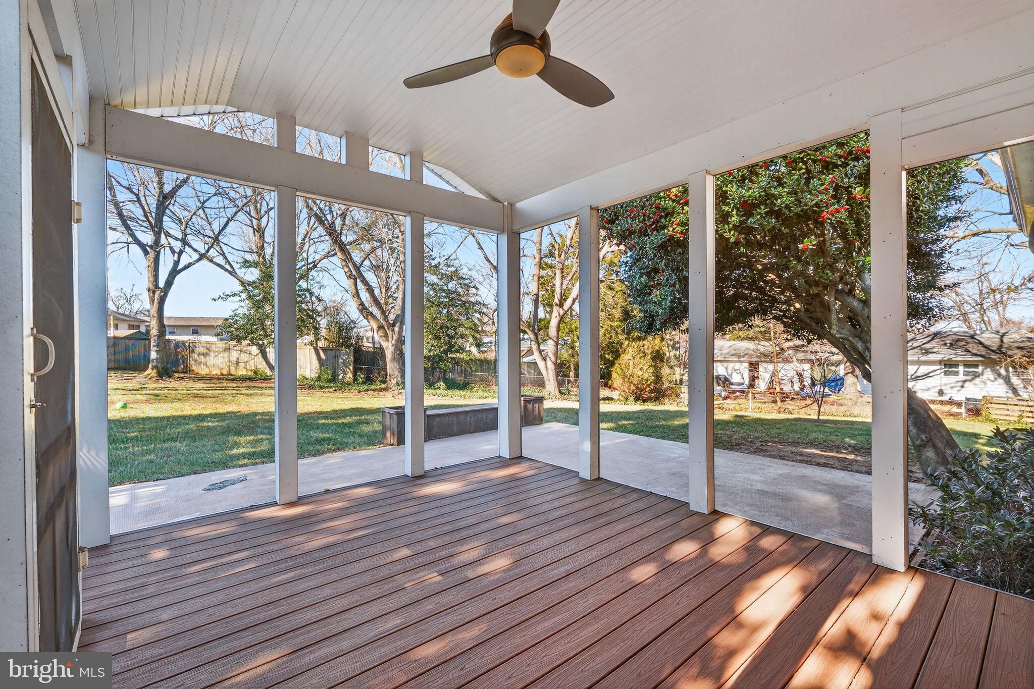 6424 Cabell Court Springfield, VA 22150 - Photo 36 of 43 Gorgeous Screened Porch