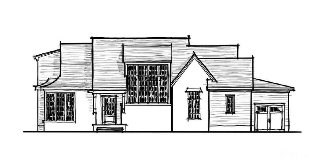 6908 Tanbark Way Raleigh, NC 27615 - Photo 3 of 10 a black and white photo of a house