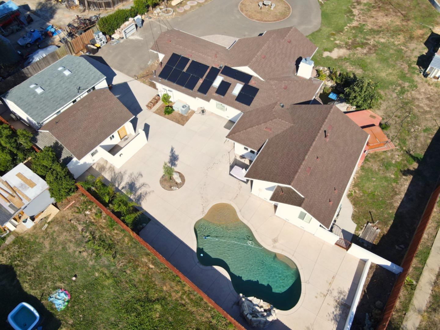 5852 Olive Ranch Road Granite Bay, CA 95746 - Photo 13 of 46 an aerial view of a house having yard