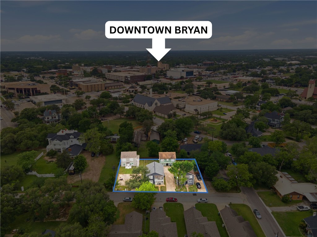408 Hill Street Bryan, TX 77803 - Photo 2 of 50 Portfolio display. Proximity to downtown. Lot lines are approximate