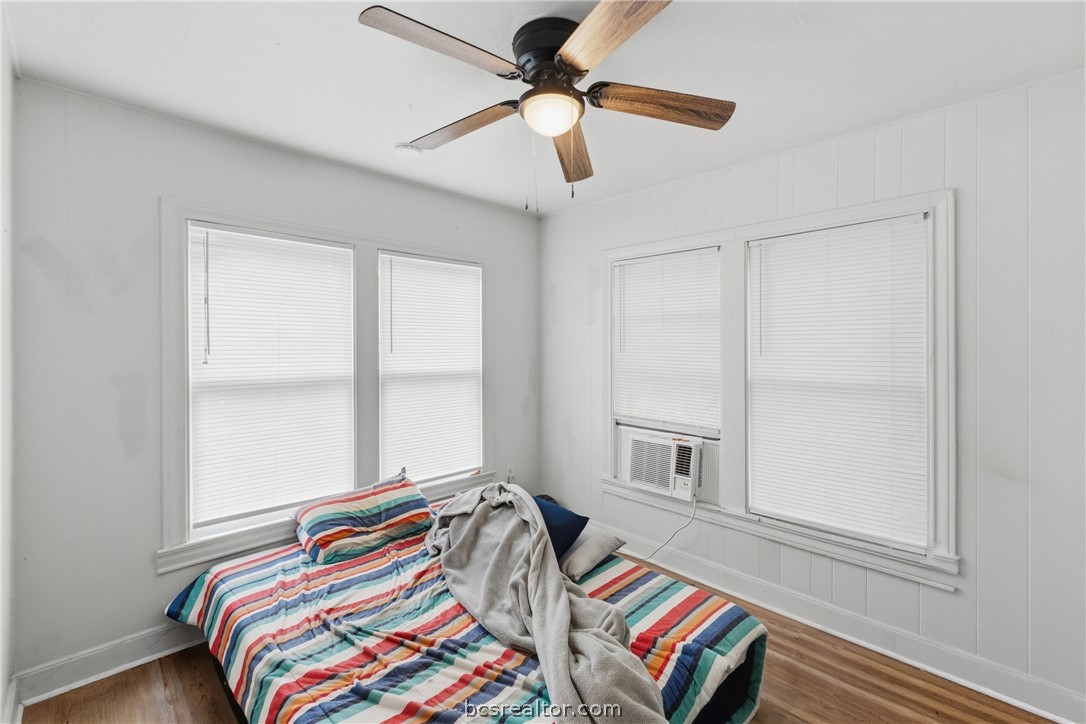 408 Hill Street Bryan, TX 77803 - Photo 21 of 50 a bedroom with a bed and a window