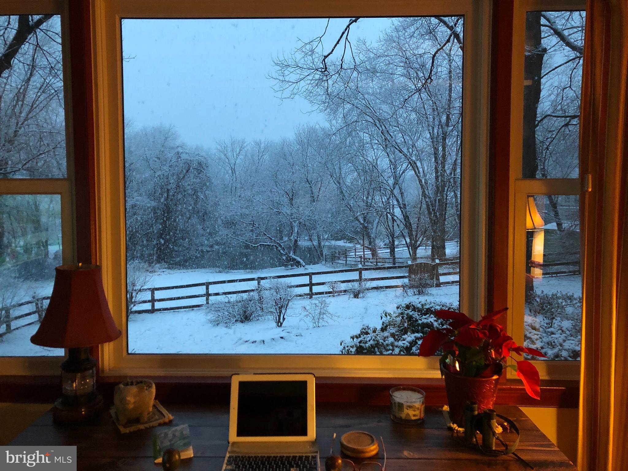 1918 Merrifields Drive Silver Spring, MD 20906 - Photo 21 of 56 Winter view of pond from the family room