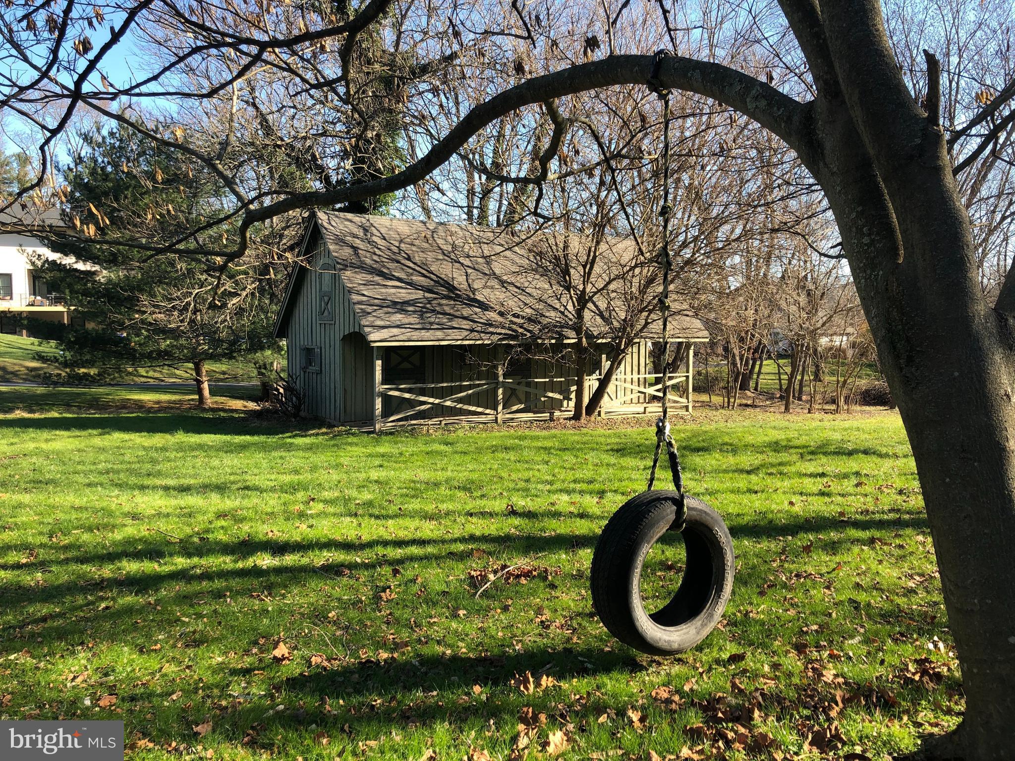 1918 Merrifields Drive Silver Spring, MD 20906 - Photo 49 of 56 Tire swing and barn