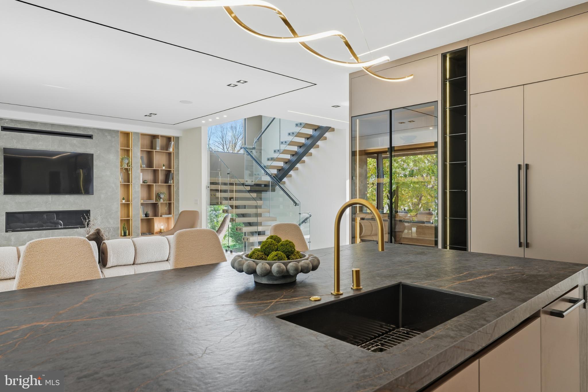 9408 Old Courthouse Road Vienna, VA 22182 - Photo 28 of 92 Sleek kitchen with modern elegance and light.