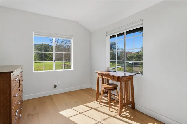 a room with table and chair