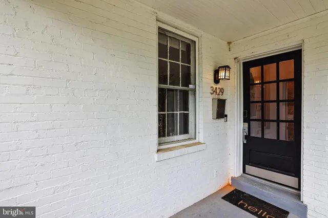 a view of front door