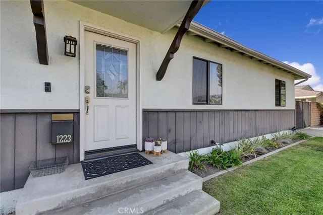 a view of cabinets window and wooden floor