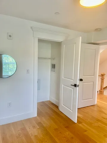 a view of a staircase door