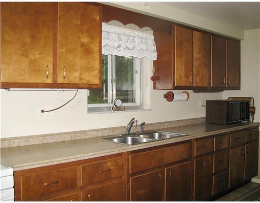 47 Carlsbad Road Plum, PA 15239 - Photo 4 of 18 Kitchen. Spacious eat in kitchen w/ new flooring, countertop. Walk out to brick covered deck.