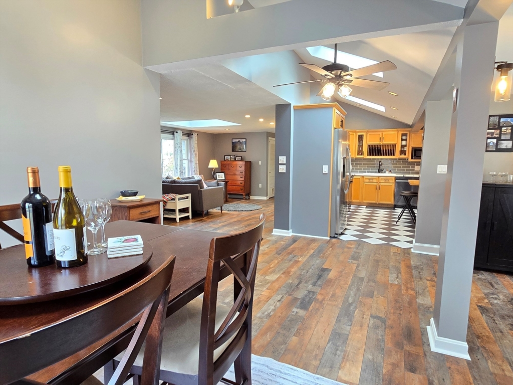 33 Pine Hill Road Ashland, MA 01721 - Photo 20 of 40 a dining room with furniture and chandelier or wooden floor