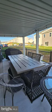 a outdoor space with furniture