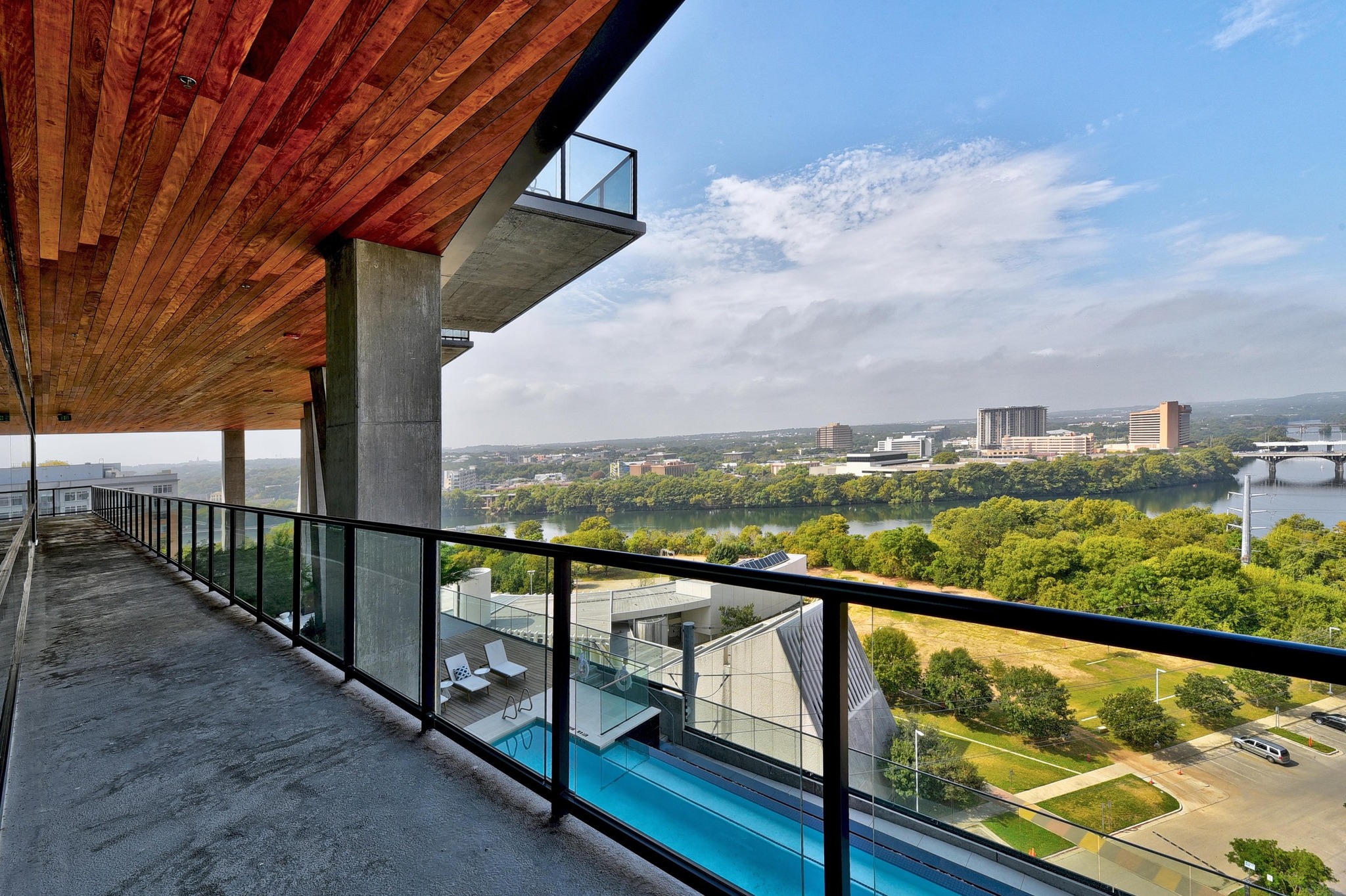 70 Rainey Street, Unit 1303 Austin, TX 78701 - Photo 29 of 31 A fantastic view outside the gym.