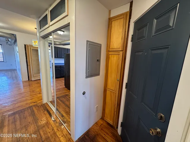 a view of front door