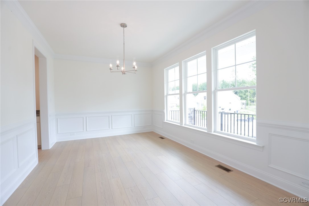 8512 Freebridge Road Chesterfield, VA 23832 - Photo 5 of 36 Elegant formal dining room with crown molding, cha