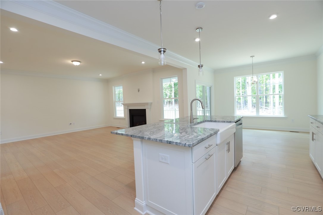 8512 Freebridge Road Chesterfield, VA 23832 - Photo 8 of 36 Kitchen features granite countertops, island, butl