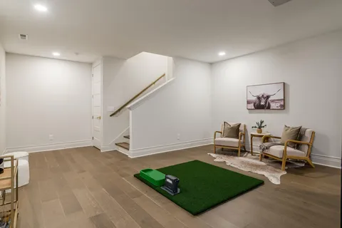 a room with walk in closet and a window