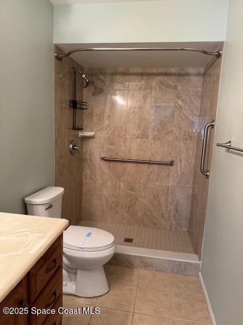 4721 Sisson Road Titusville, FL 32780 - Photo 15 of 29 a bathroom with a toilet and a shower
