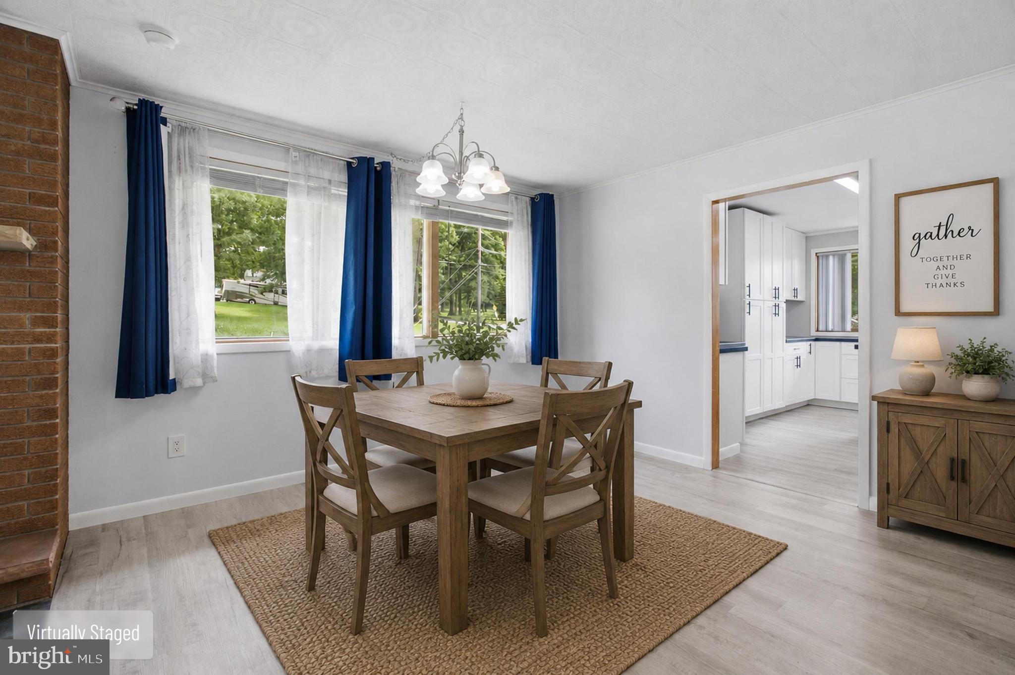 3361 Tyrone Pike Sandy Ridge, PA 16677 - Photo 15 of 53 AI Staged Dining room