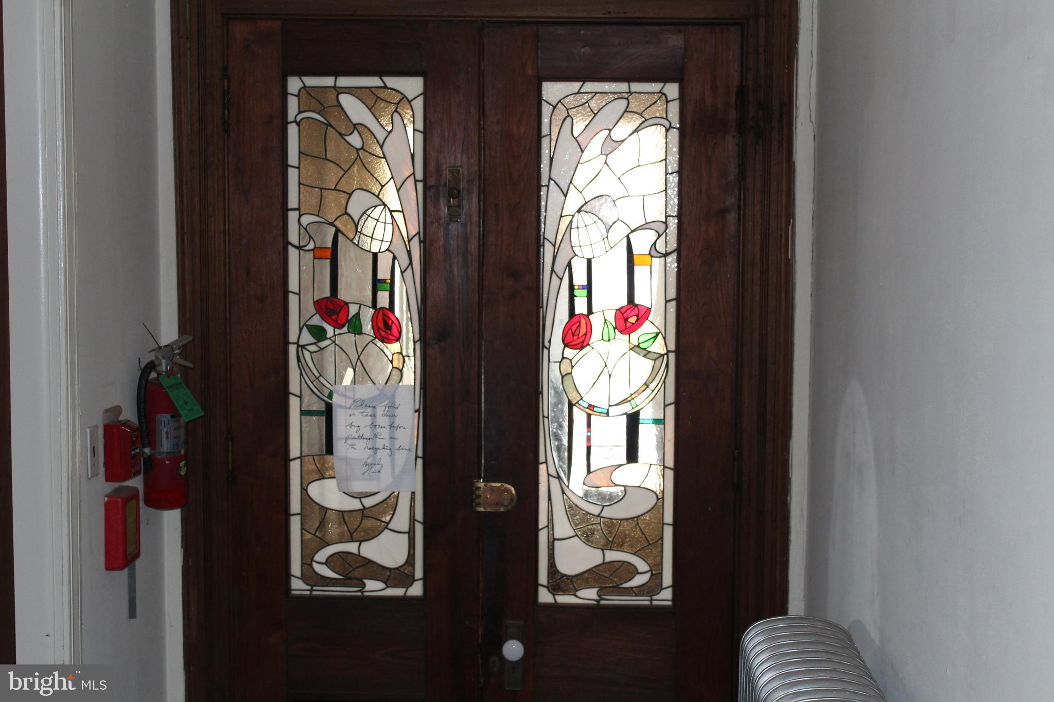 3422 Hamilton Street Philadelphia, PA 19104 - Photo 5 of 17 Stain Glass entrance doors