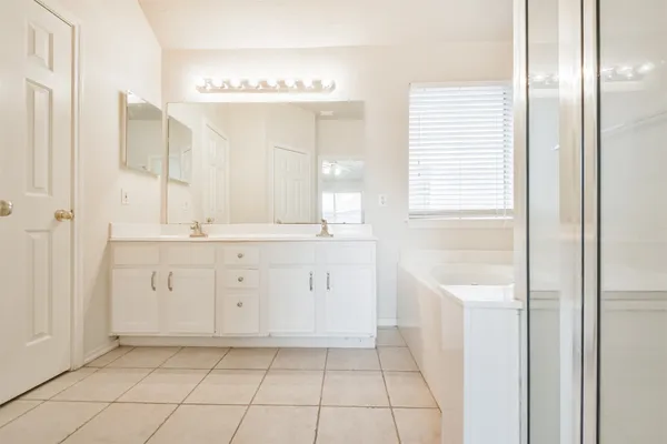 a bathroom with a sink a vanity and a mirror