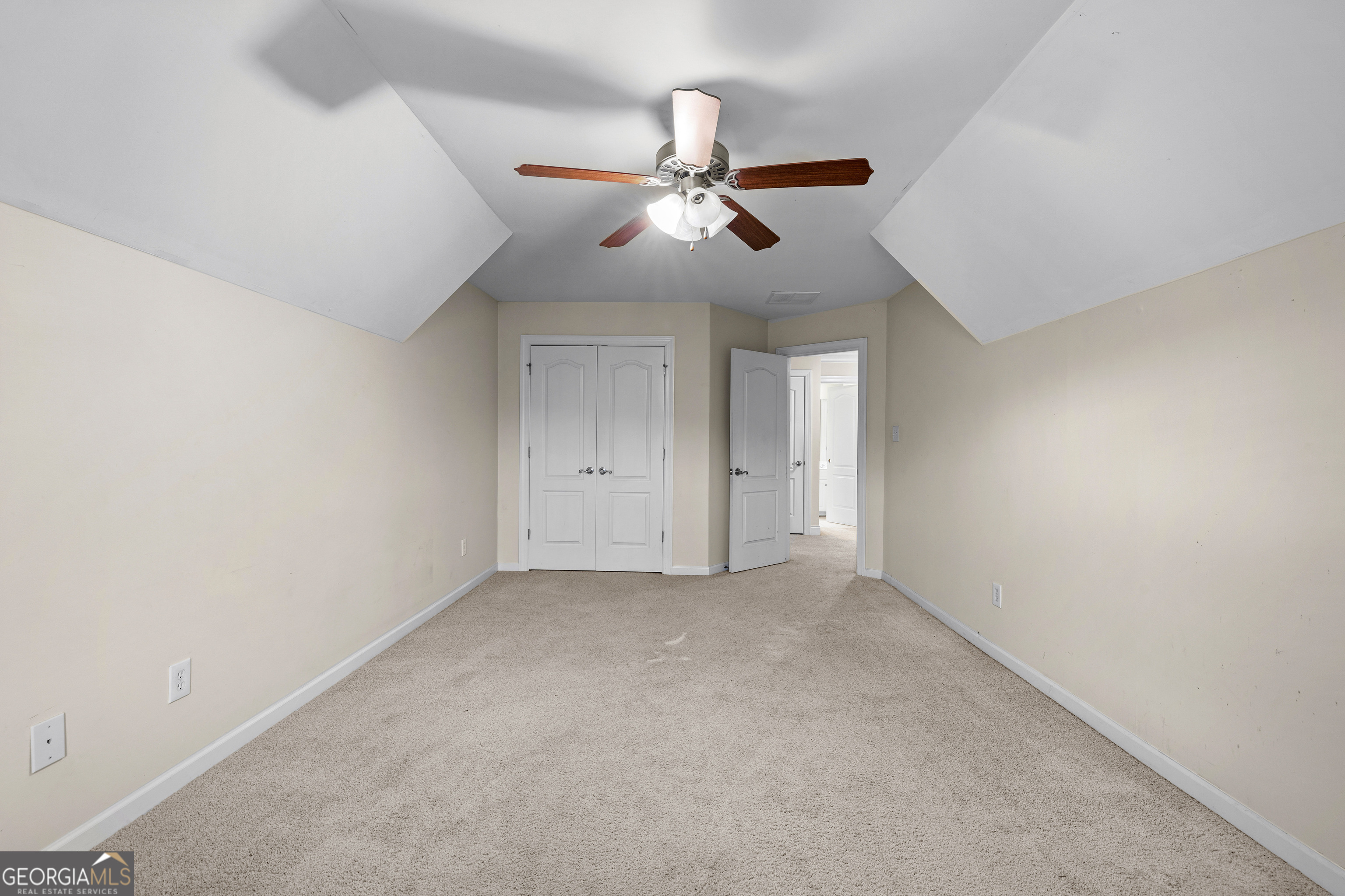 120 Shankhill Ridge Tyrone, GA 30290 - Photo 41 of 54 an empty room with chandelier fan