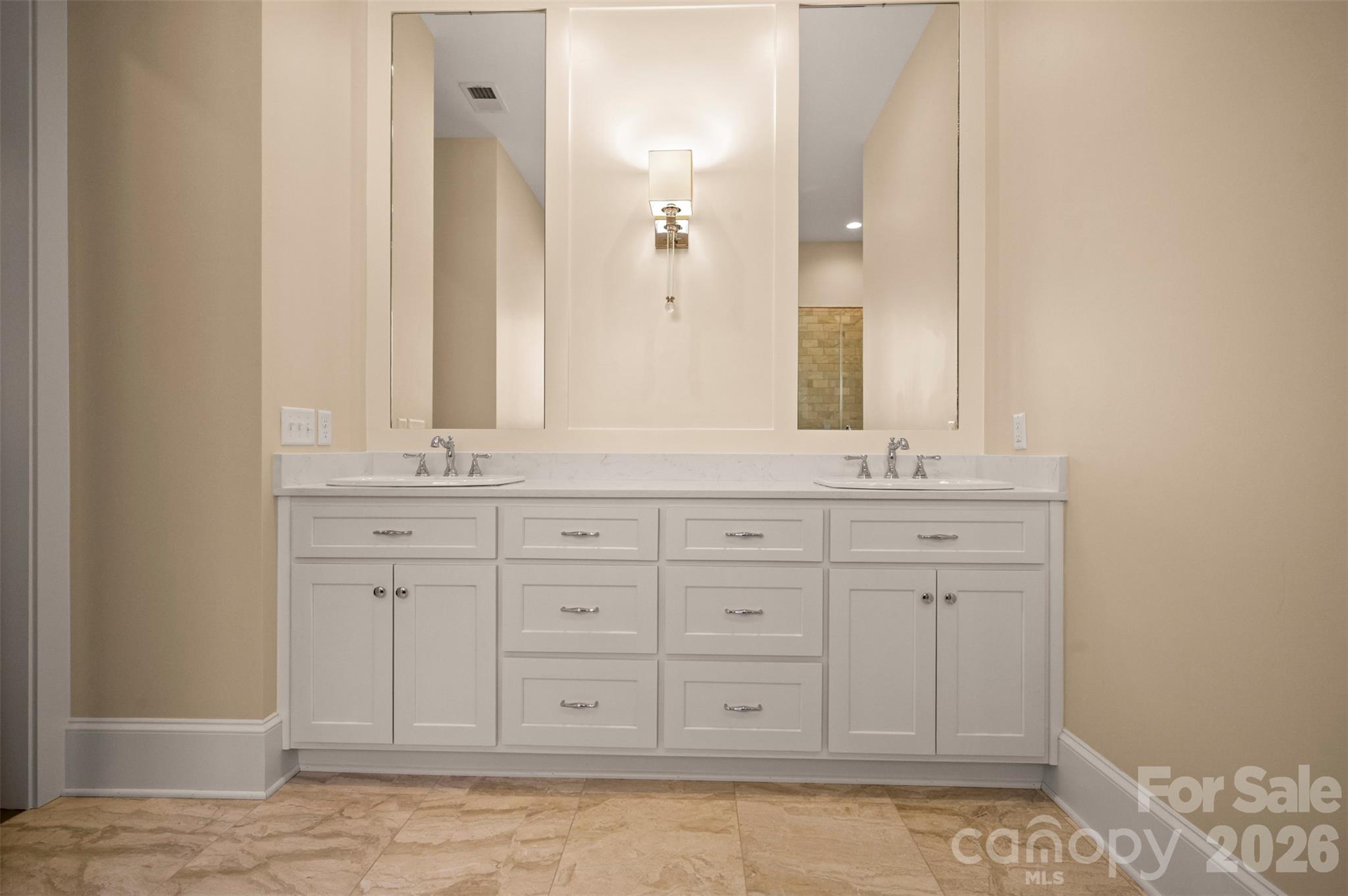 297 Mountain Meadows Lane, Unit 7 Tryon, NC 28782 - Photo 21 of 47 a bathroom with a sink and a mirror