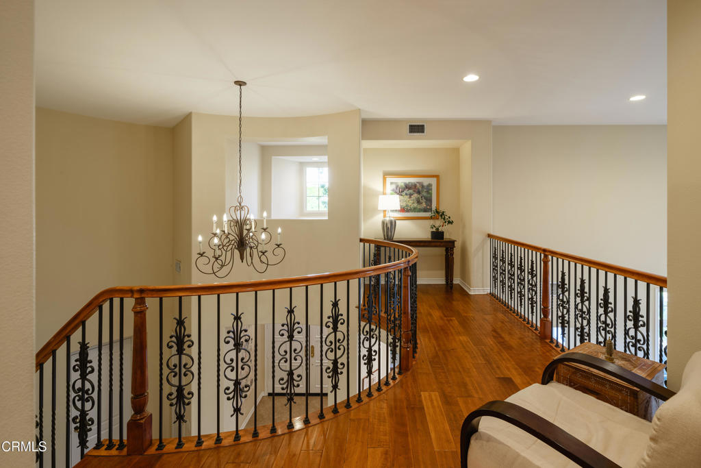 3921 Chapman Court Altadena, CA 91001 - Photo 28 of 64 a view of a hallway with wooden floor windows