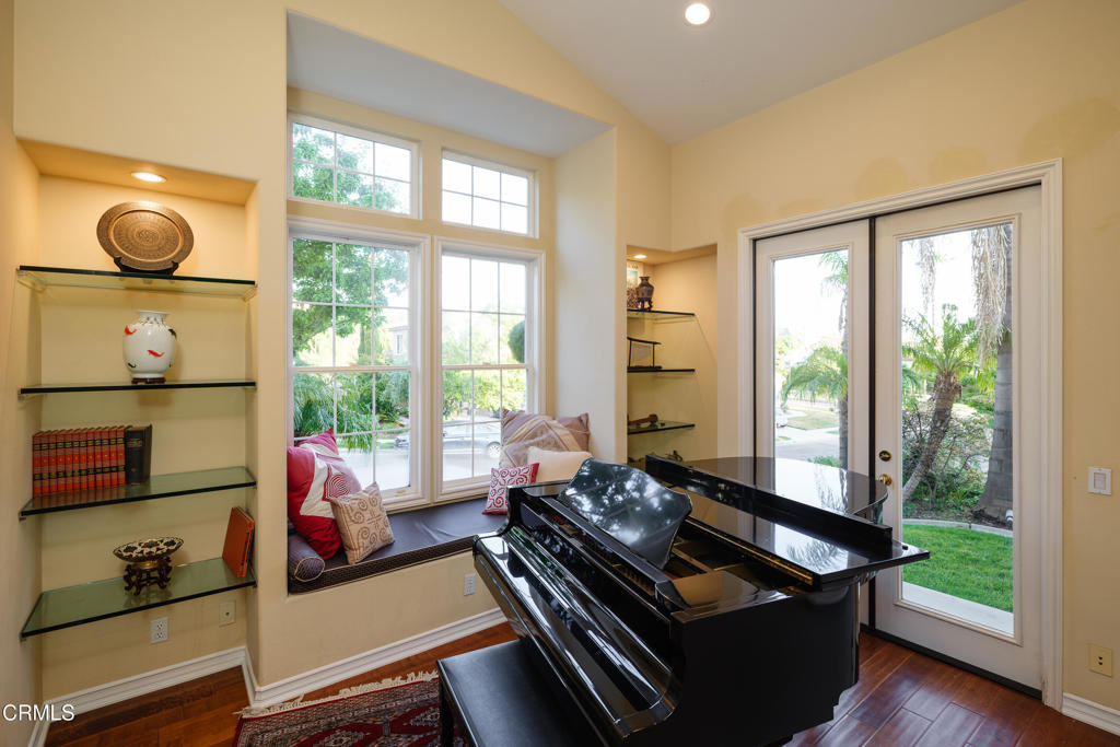 3921 Chapman Court Altadena, CA 91001 - Photo 10 of 64 a living room with furniture and a floor to ceiling window