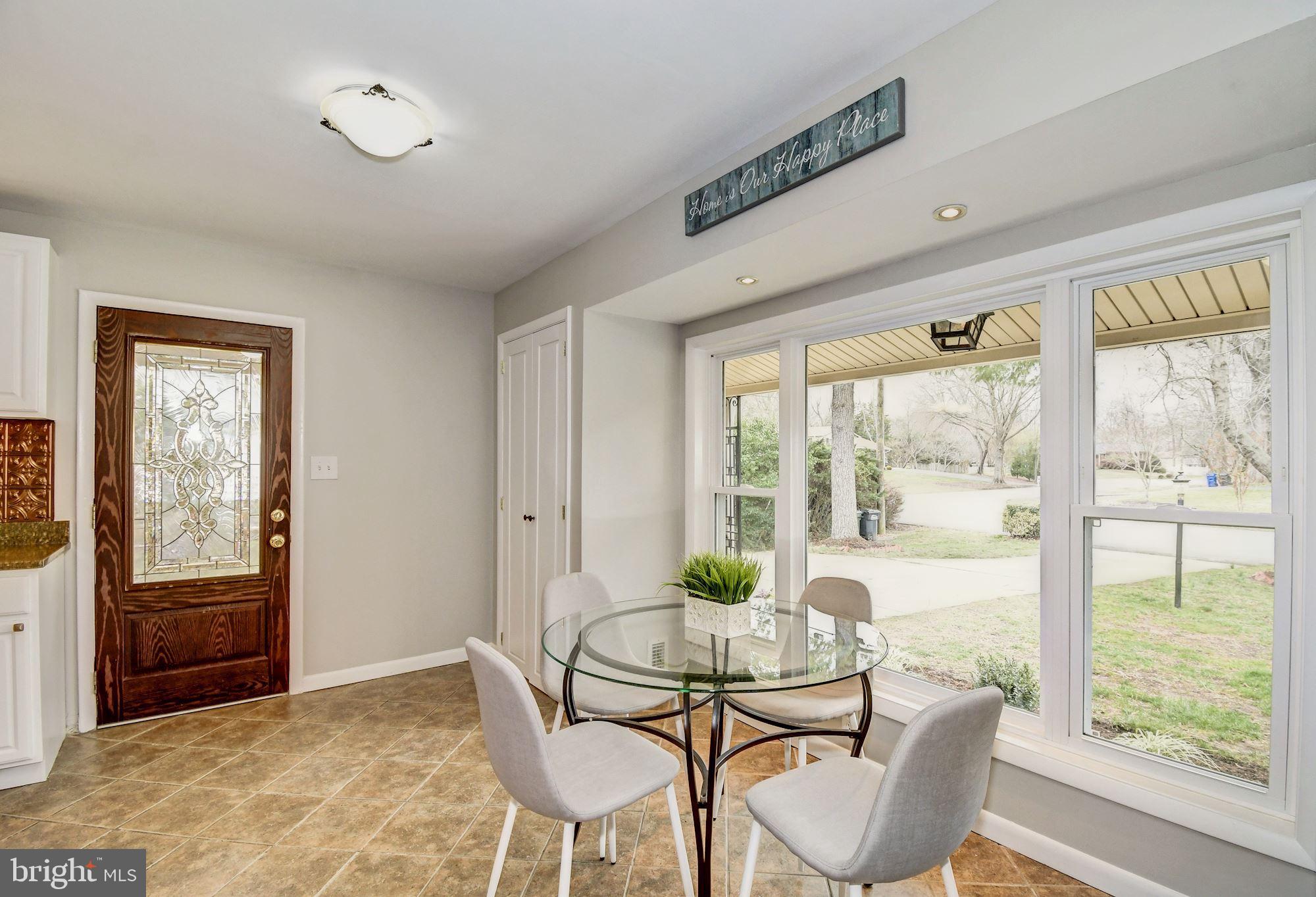 8721 Gateshead Road Alexandria, VA 22309 - Photo 16 of 48 Eat-in kitchen with door to carport