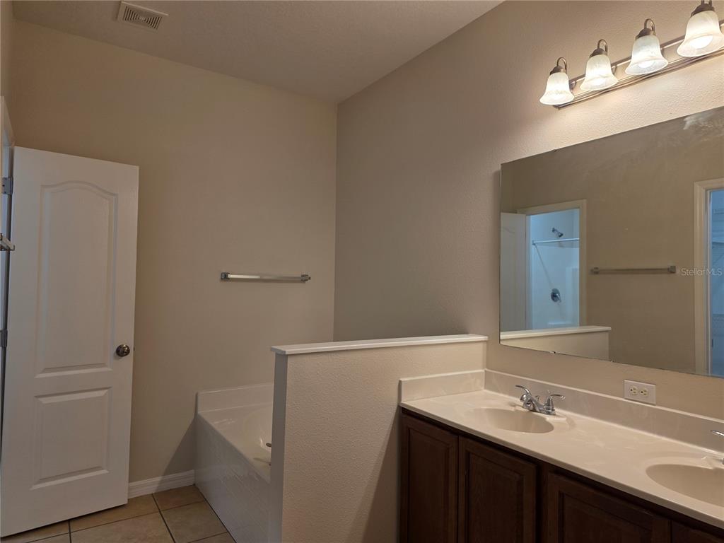 1571 Danisco Place Apopka, FL 32703 - Photo 14 of 26 a bathroom with a sink a light fixture and a mirror
