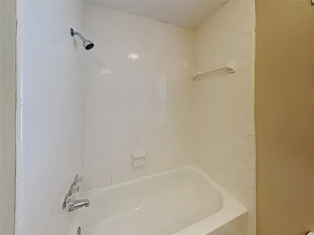 a close up of a bathtub