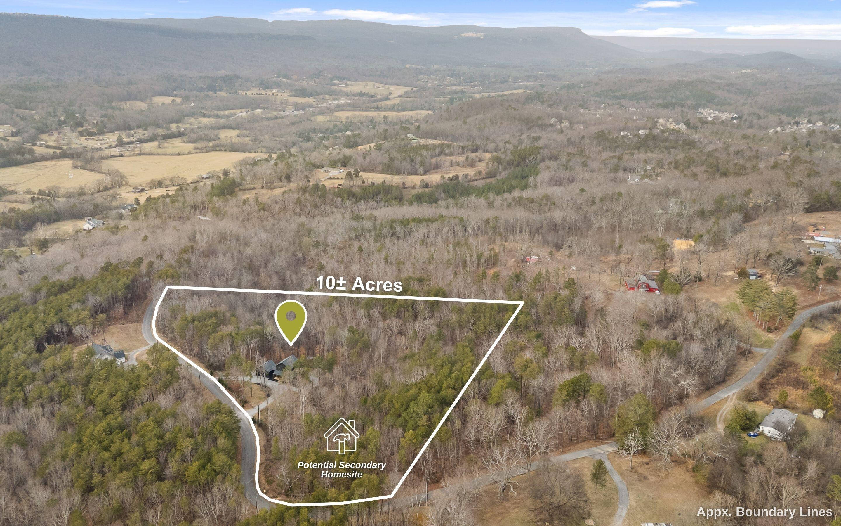 852 Old Grand Center Road Chickamauga, GA 30707 - Photo 54 of 60 Aerial of Property Lines