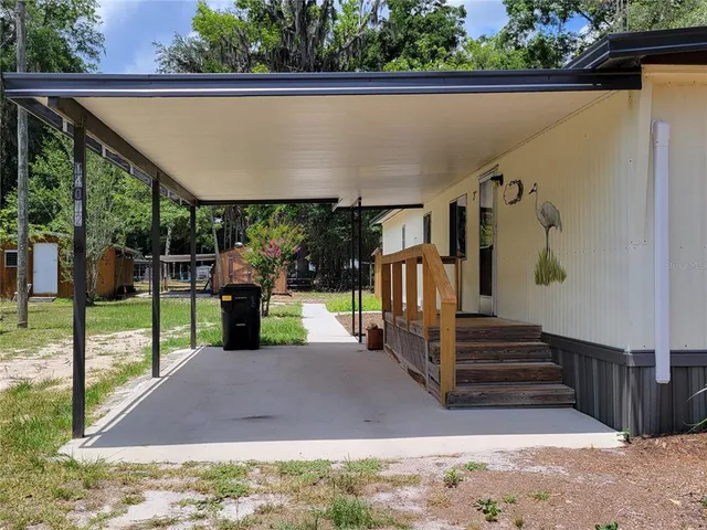 a view of outdoor space and deck