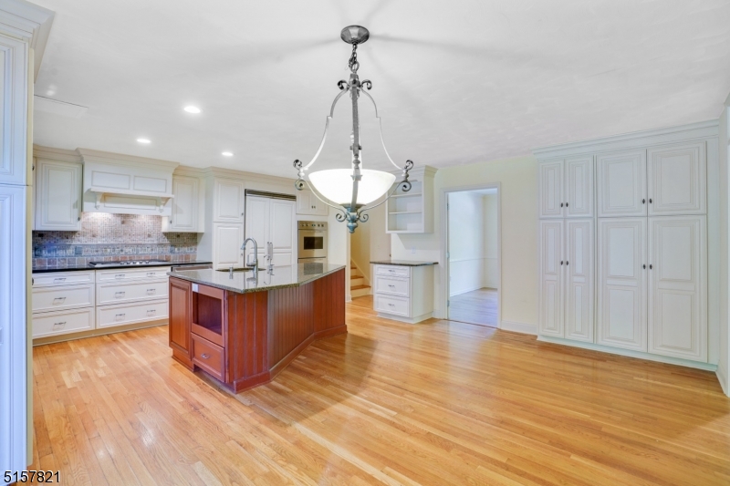 22 Court Road Morris Plains, NJ 07950 - Photo 10 of 28 a large kitchen with kitchen island a sink stainless steel appliances and cabinets