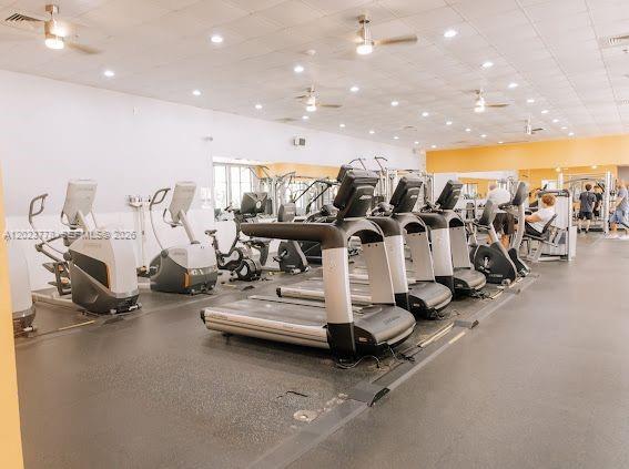10245 Vía Hibiscus, Unit 10245 Boca Raton, FL 33428 - Photo 24 of 28 a view of a room with gym equipment