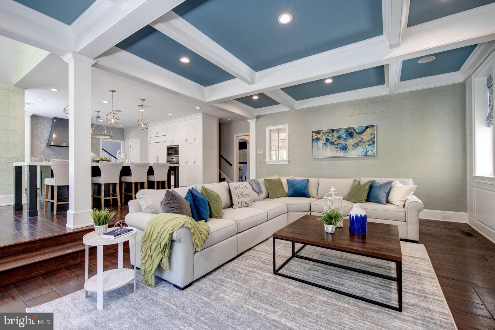 121 Brooke Farm Road Wayne, PA 19087 - Photo 17 of 46 a living room with furniture kitchen view and a large window