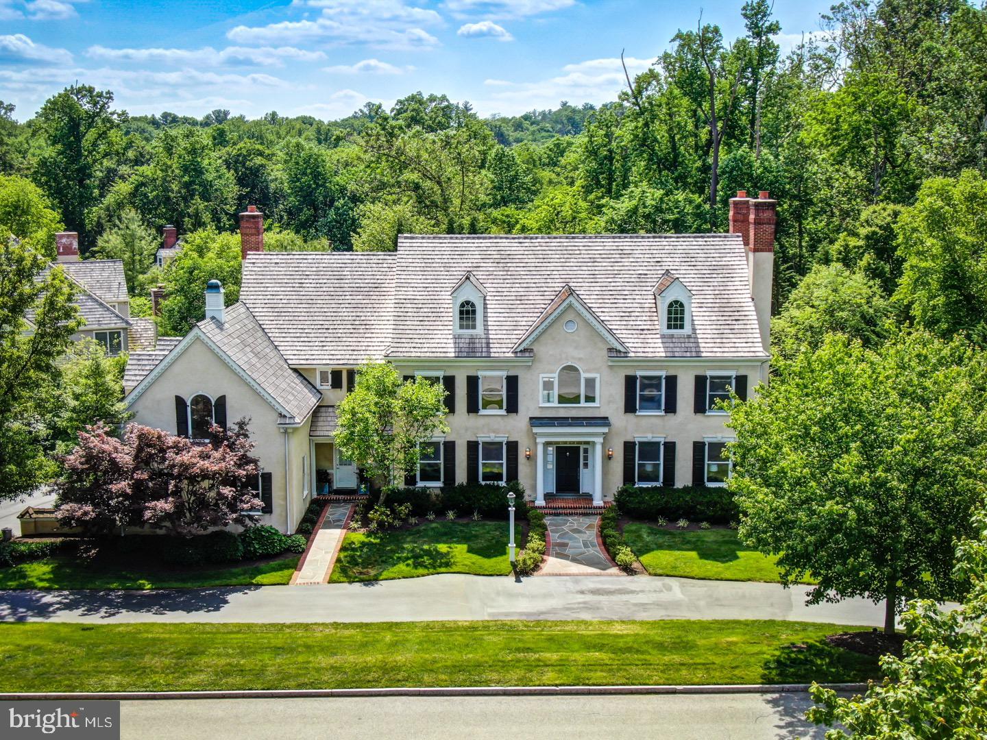 121 Brooke Farm Road Wayne, PA 19087 - Photo 46 of 46 front view of house with a yard