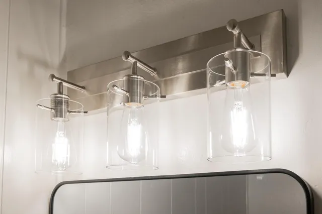 a front view of a house with an outdoor space