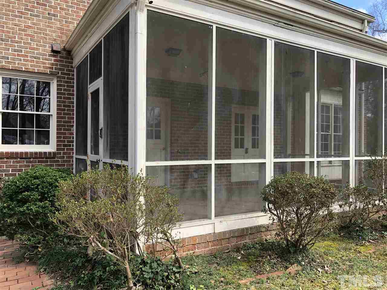 2717 Riddick Drive Raleigh, NC 27609 - Photo 11 of 13 Dutch door into kitchen, French doors into family room. Lots of space in the backyard for any additions to the house.