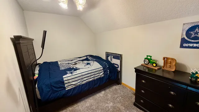 a room with gym equipment